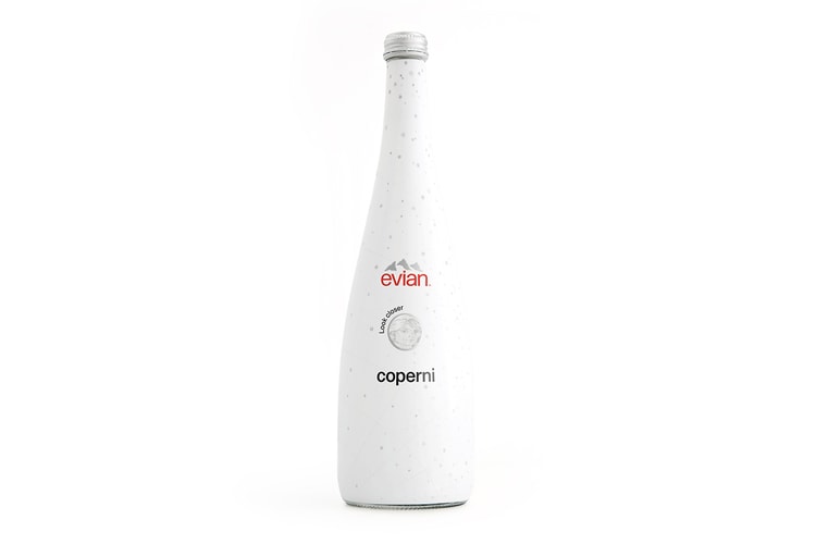 evian とフランス拠点の Coperni が星座に着想した幻想的なガラスボトルを製作