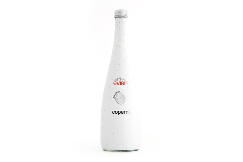 エビアンとコペルニが星座に着想した幻想的なガラスボトルを製作 Coperni evian Bottle Collaboration Release Info Date Buy Price 