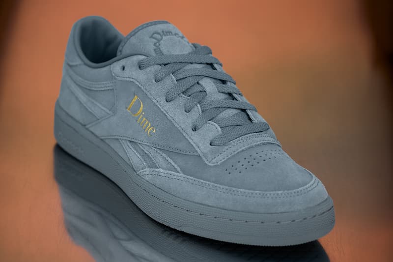 ダイム x リーボックから最新コラボモデルとしてクラブC リベンジとバルクが登場 Dime Drops Reebok Club C Revenge Pack Release info silver metallic gray sand astro dust light sand gold metallic skate shoes flat club c bulc