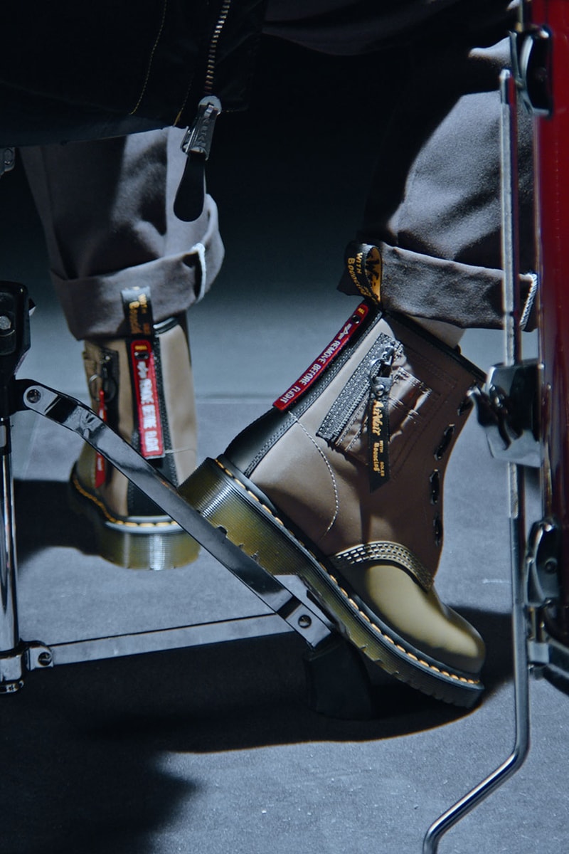 ドクターマーチンxアルファインダストリーズによるコラボアイテムが発売 Dr Martens x Alpha Industries Collection Release Info