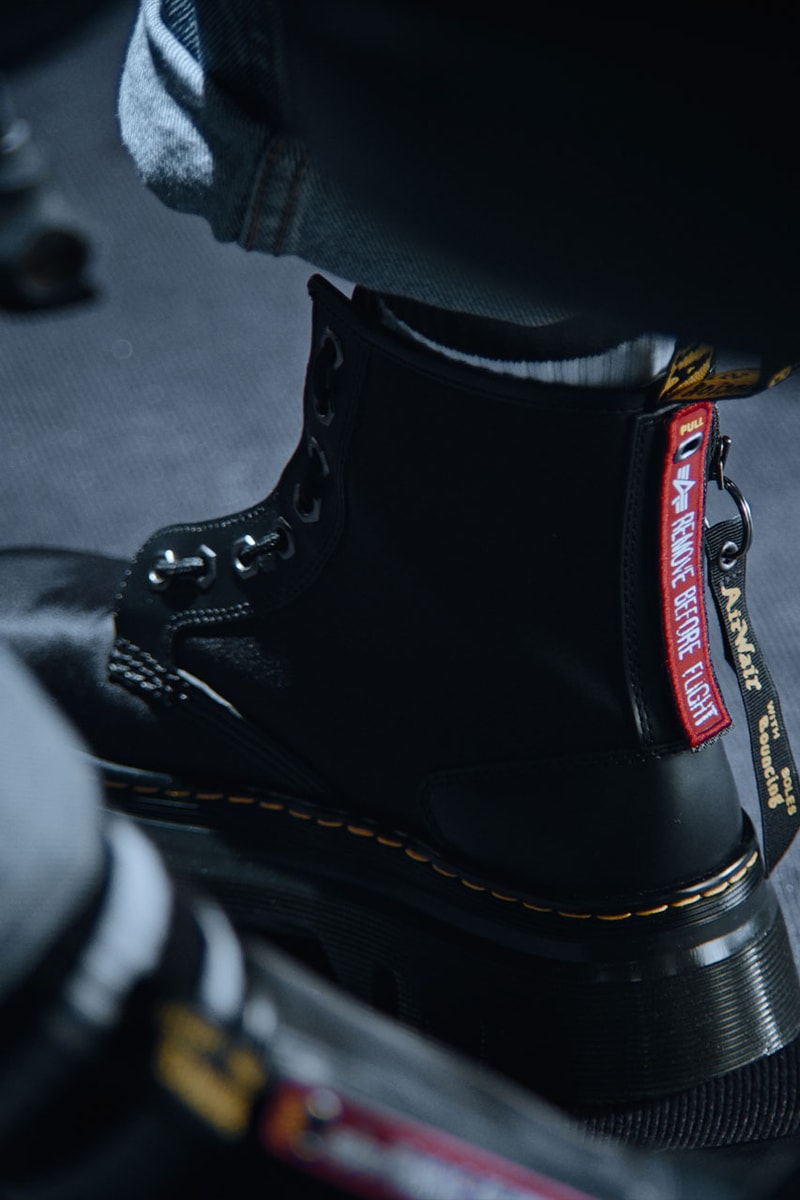 ドクターマーチンxアルファインダストリーズによるコラボアイテムが発売 Dr Martens x Alpha Industries Collection Release Info
