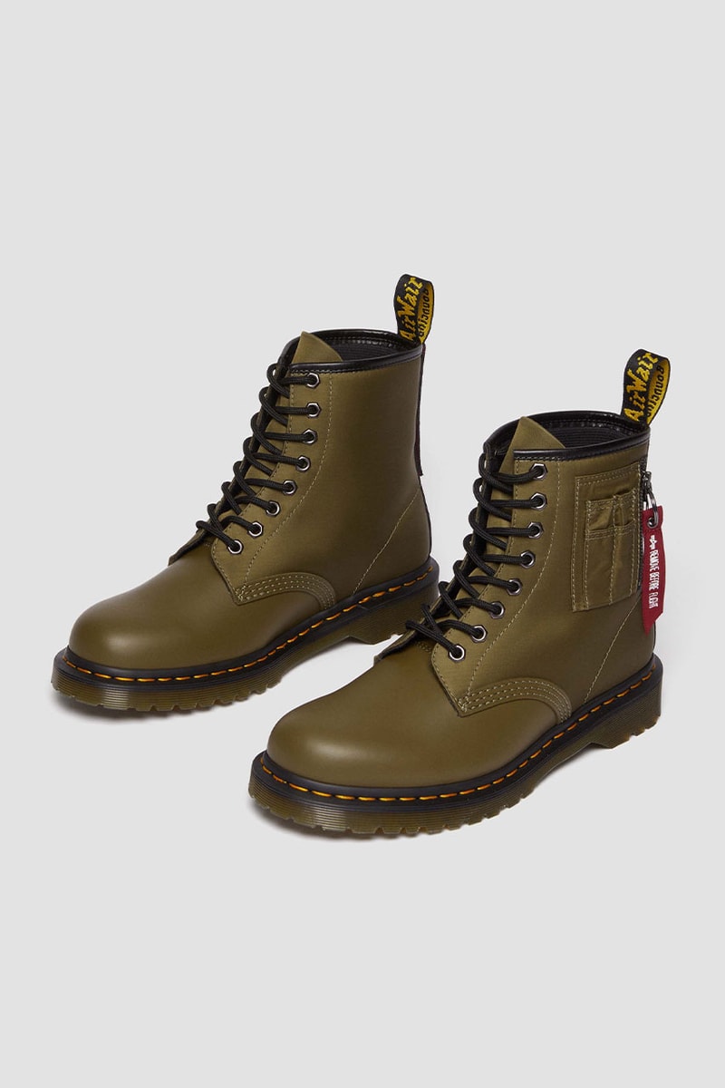 ドクターマーチンxアルファインダストリーズによるコラボアイテムが発売 Dr Martens x Alpha Industries Collection Release Info
