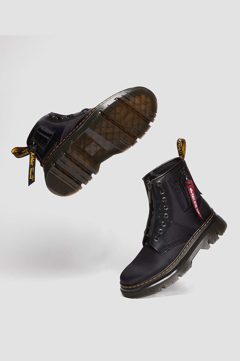 ドクターマーチンxアルファインダストリーズによるコラボアイテムが発売 Dr Martens x Alpha Industries Collection Release Info