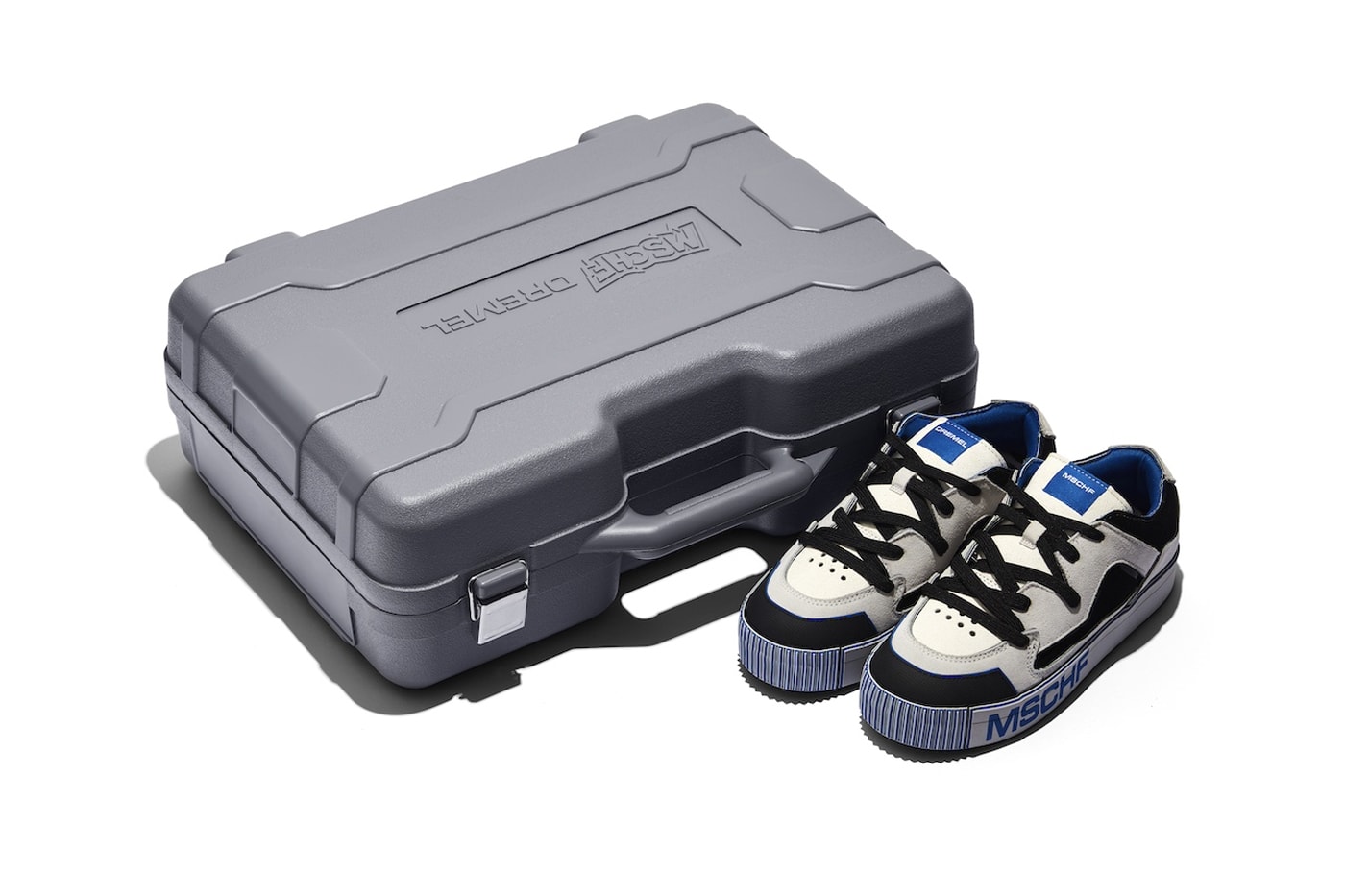 米工具メーカー ドレメル とミスチーフがコラボ ゴブストンパーをリリース Dremel x MSCHF Gobstomper Has an Official Release Date MSCHF009-DL tool company unique versatile kit sneaker shoe 