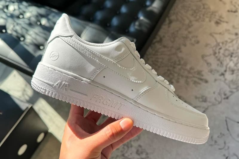 フラグメント デザイン x ナイキからオールホワイトのコラボ エアフォース 1 ローが登場か fragment design Nike Air Force 1 Low White First Look Release Info Date Buy Price Hiroshi Fujiwara