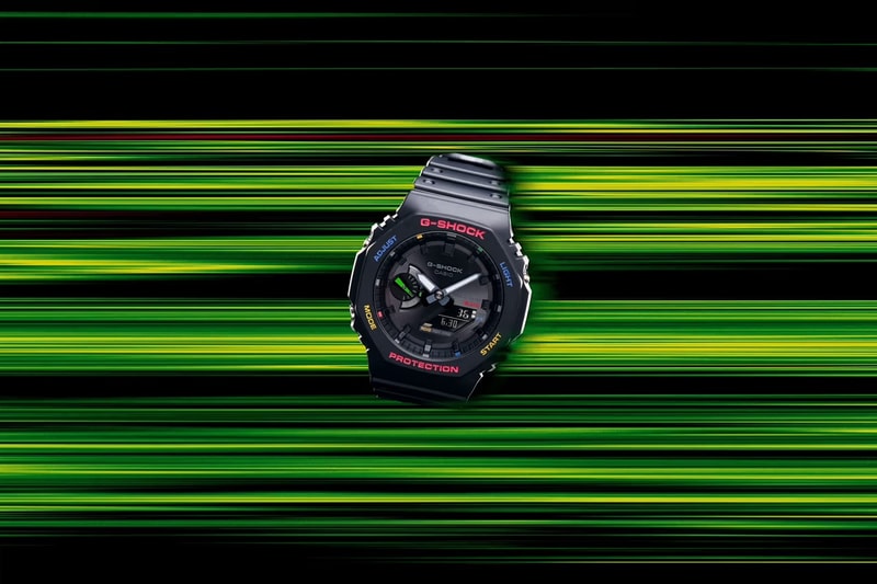 Gショックが 2100 シリーズの最新作となるポップなデザインのマルチカラーアクセンツをリリース G-SHOCK GA-B2100 Analog-Digital Watches Shock-Resistant Carbon Core Guard GA-B2100FC-7A GA-B2100FC-1A GA-B2100FC-3A