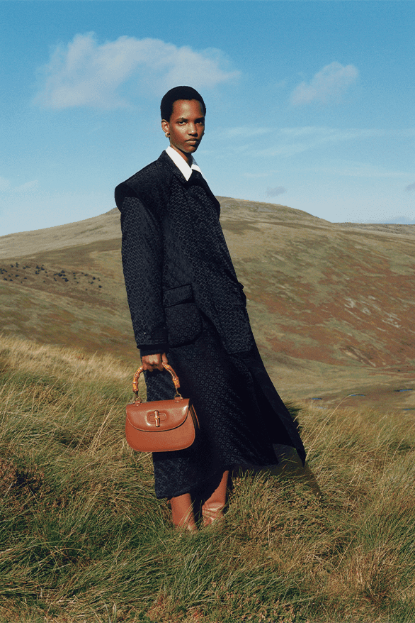 グッチがバブアーとのコラボレーションを発表 Gucci Continuum Barbour Reloved Collaboration collection menswear womenswear London uk outerwear