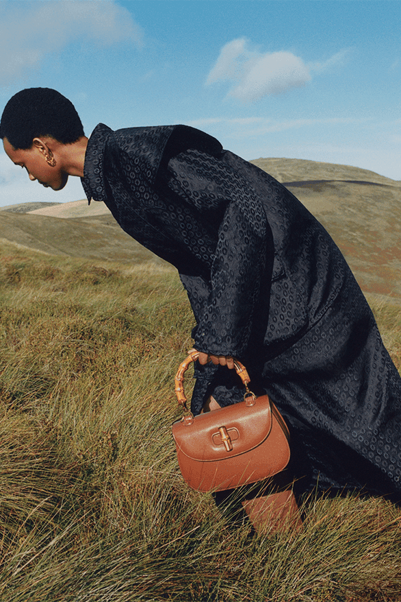 グッチがバブアーとのコラボレーションを発表 Gucci Continuum Barbour Reloved Collaboration collection menswear womenswear London uk outerwear