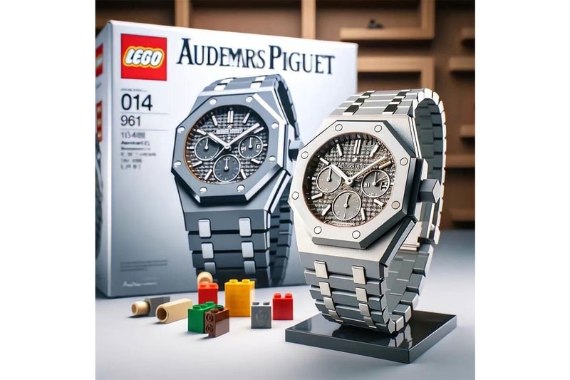 AIが生成した高級時計仕様のレゴをチェック high end lego timepieces by ai