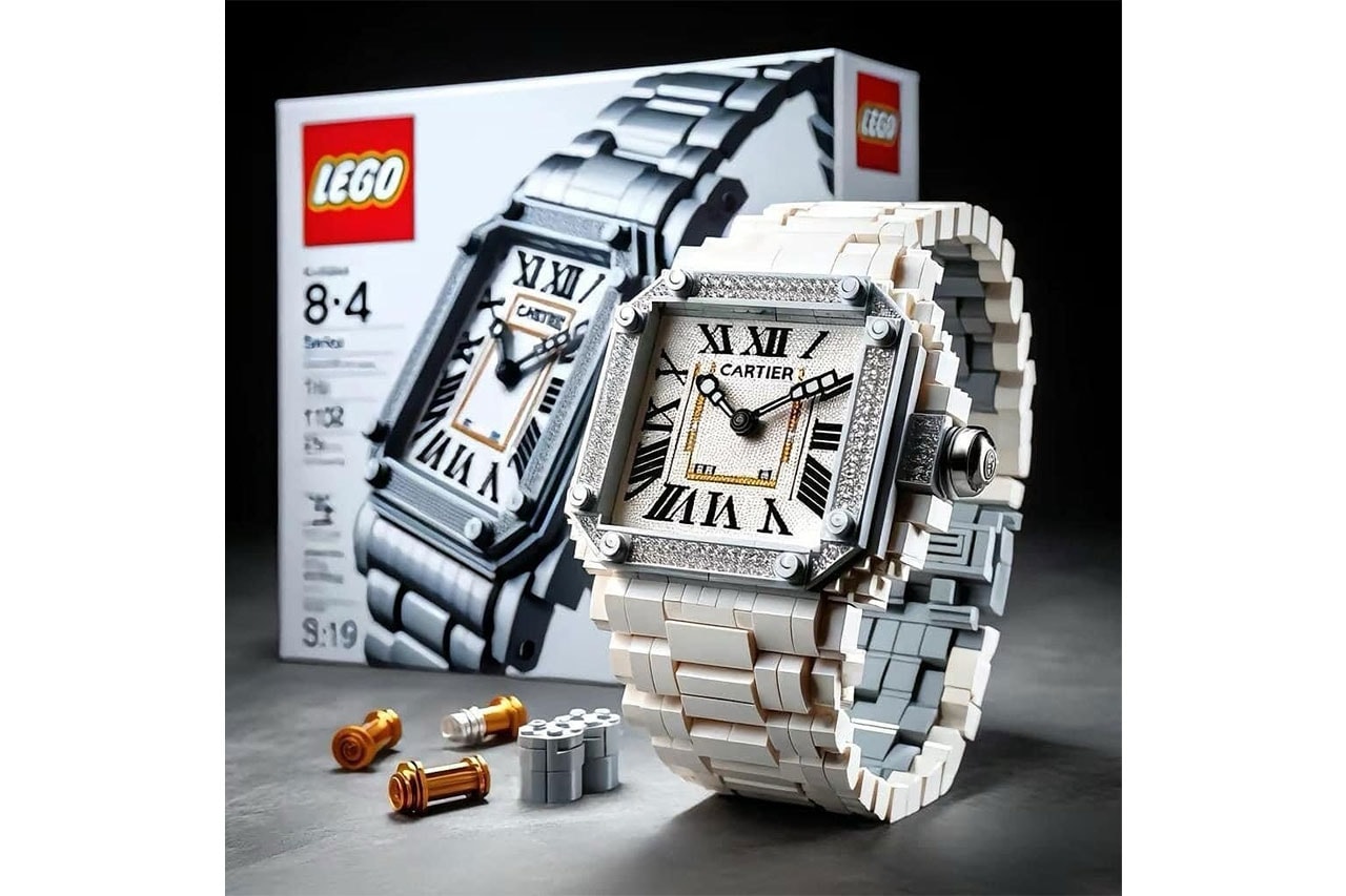 AIが生成した高級時計仕様のレゴをチェック high end lego timepieces by ai