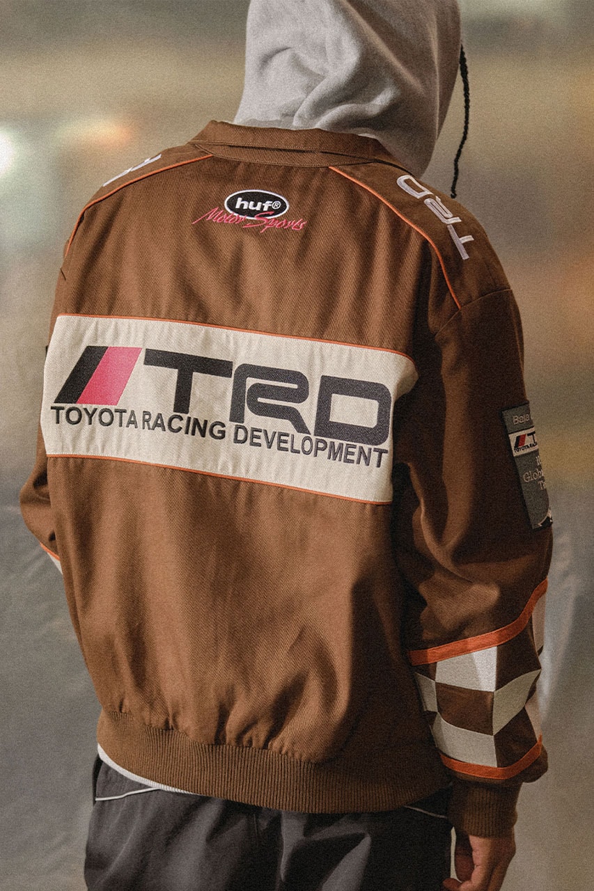 ハフとトヨタ・レーシング・デベロップメンから初のコラボコレクションが登場 HUF x Toyota Racing Development Collection Release Info