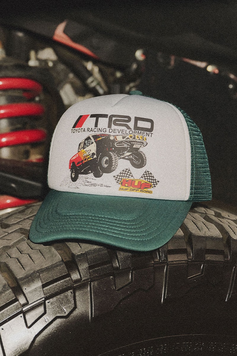 ハフとトヨタ・レーシング・デベロップメンから初のコラボコレクションが登場 HUF x Toyota Racing Development Collection Release Info