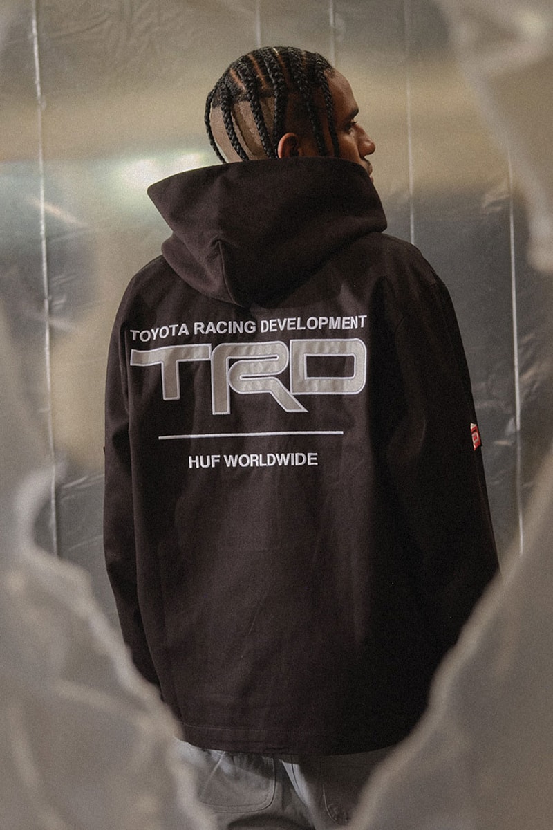 ハフとトヨタ・レーシング・デベロップメンから初のコラボコレクションが登場 HUF x Toyota Racing Development Collection Release Info