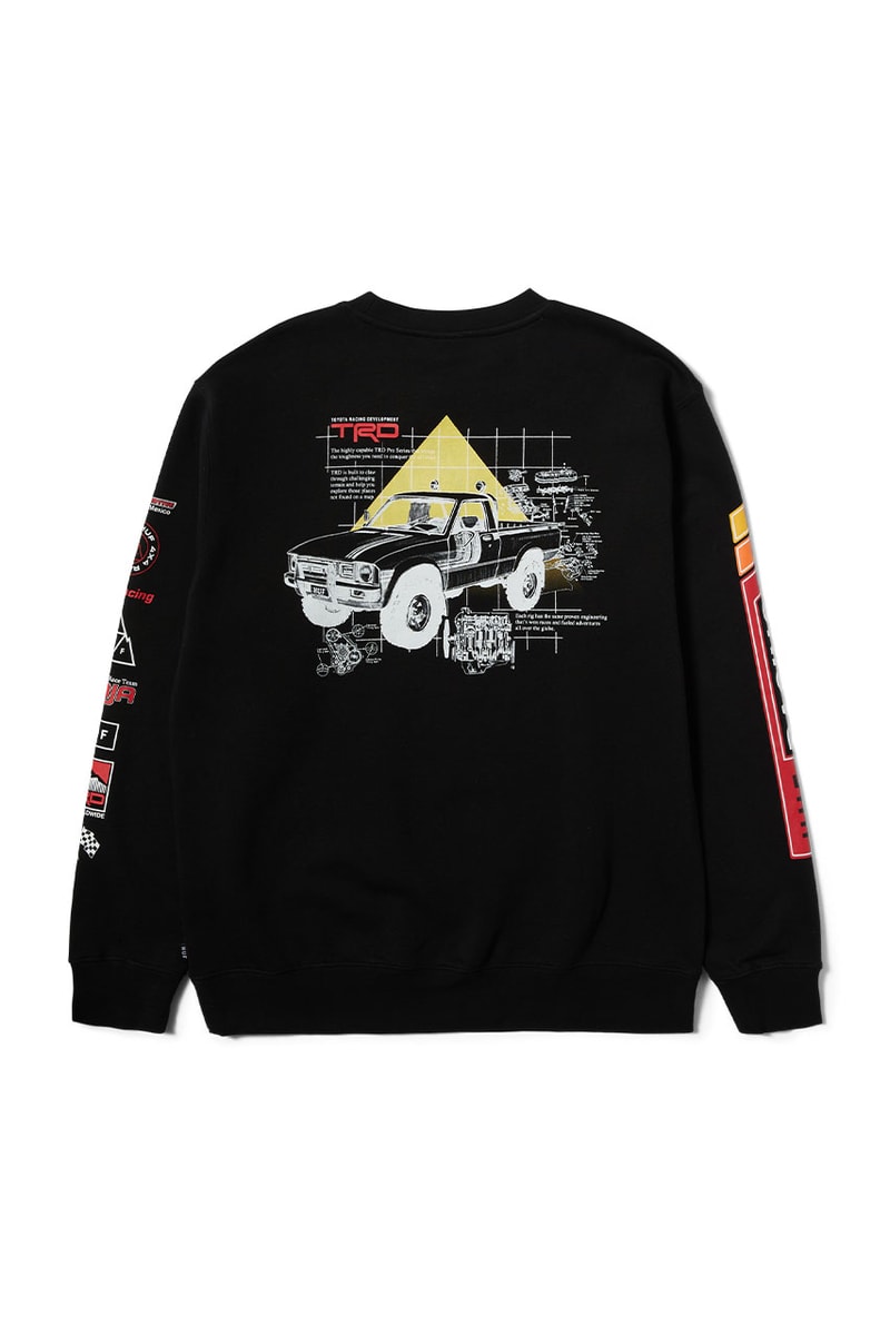 ハフとトヨタ・レーシング・デベロップメンから初のコラボコレクションが登場 HUF x Toyota Racing Development Collection Release Info