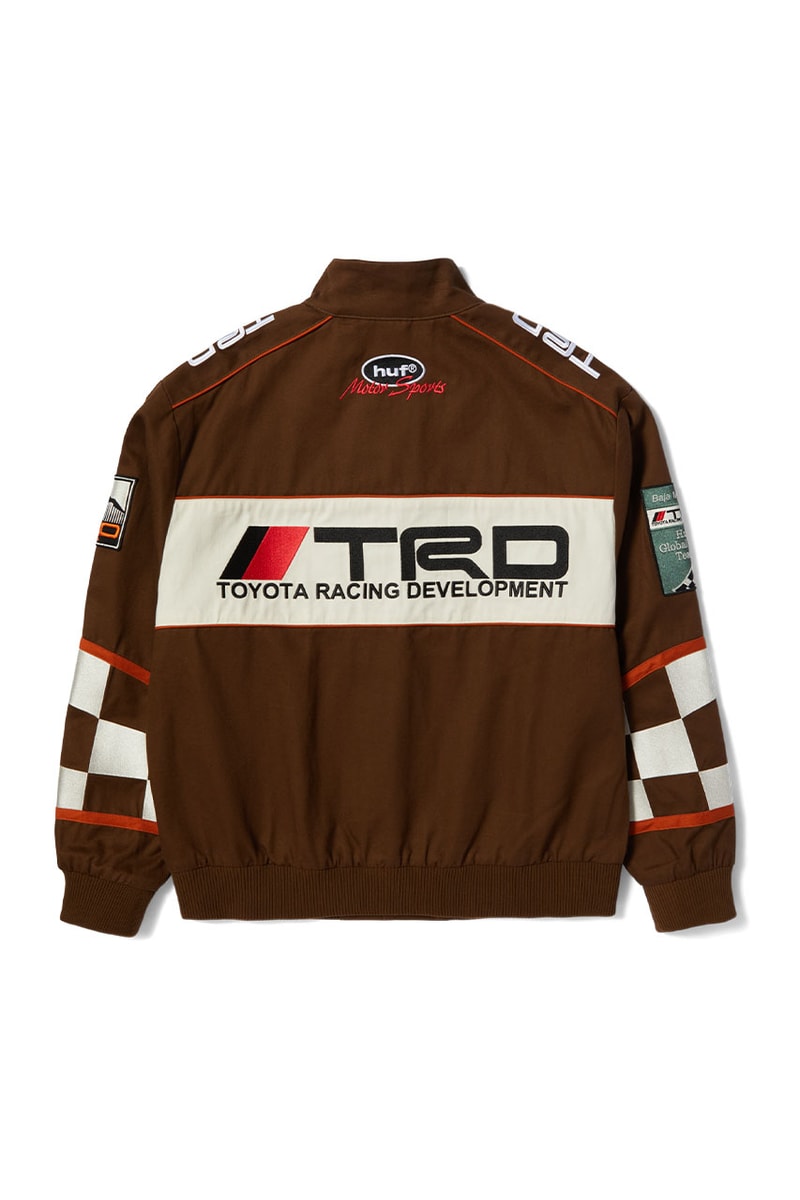 ハフとトヨタ・レーシング・デベロップメンから初のコラボコレクションが登場 HUF x Toyota Racing Development Collection Release Info