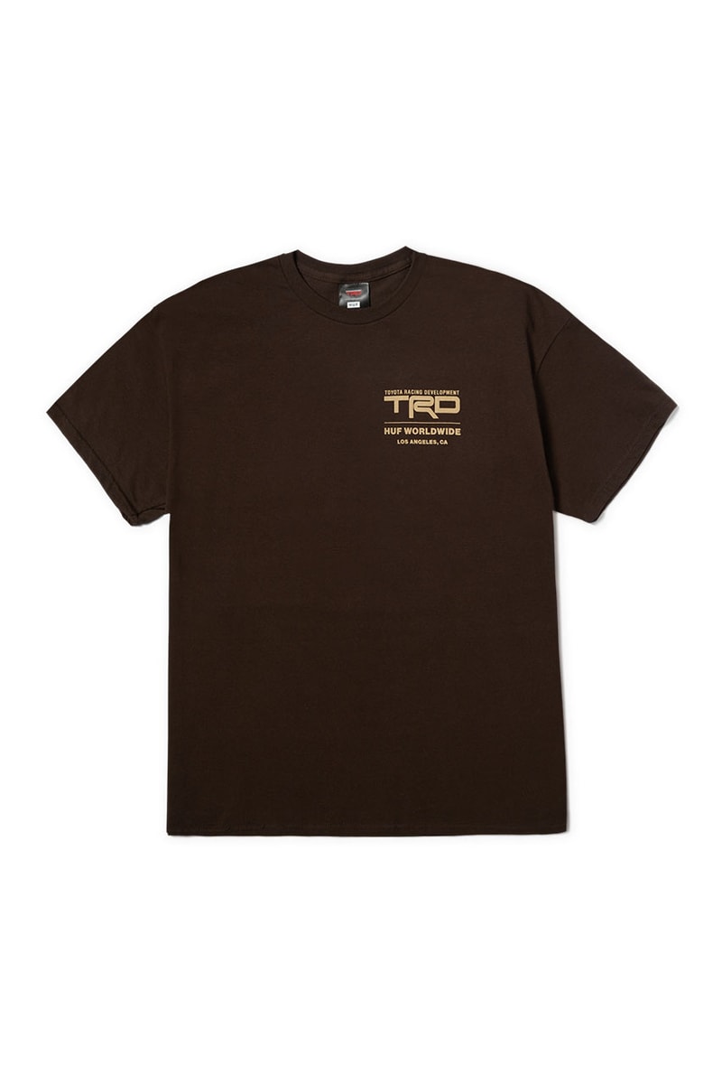 ハフとトヨタ・レーシング・デベロップメンから初のコラボコレクションが登場 HUF x Toyota Racing Development Collection Release Info