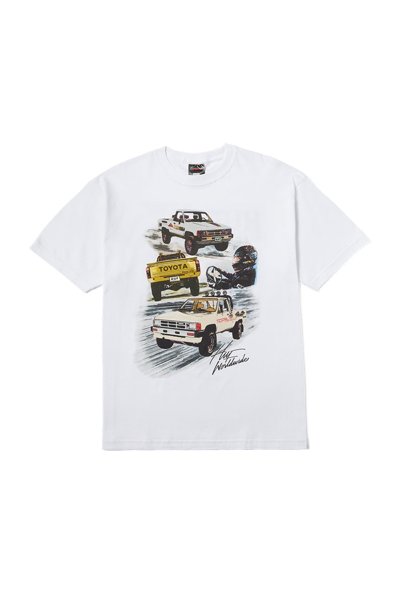 ハフとトヨタ・レーシング・デベロップメンから初のコラボコレクションが登場 HUF x Toyota Racing Development Collection Release Info