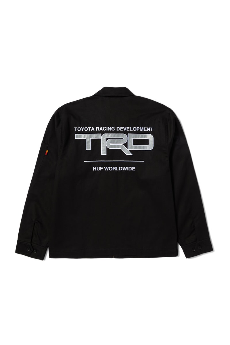 ハフとトヨタ・レーシング・デベロップメンから初のコラボコレクションが登場 HUF x Toyota Racing Development Collection Release Info