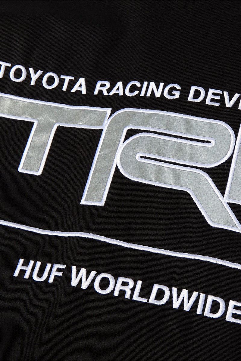 ハフとトヨタ・レーシング・デベロップメンから初のコラボコレクションが登場 HUF x Toyota Racing Development Collection Release Info