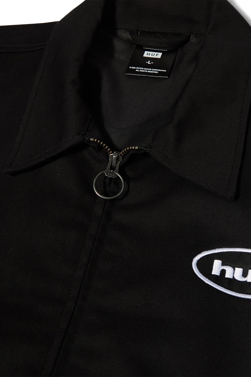 ハフとトヨタ・レーシング・デベロップメンから初のコラボコレクションが登場 HUF x Toyota Racing Development Collection Release Info