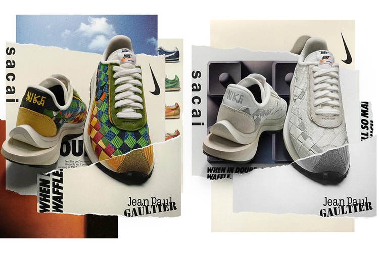 sacai x Jean Paul Gaultier x Nike が新作コラボフットウェアを発表