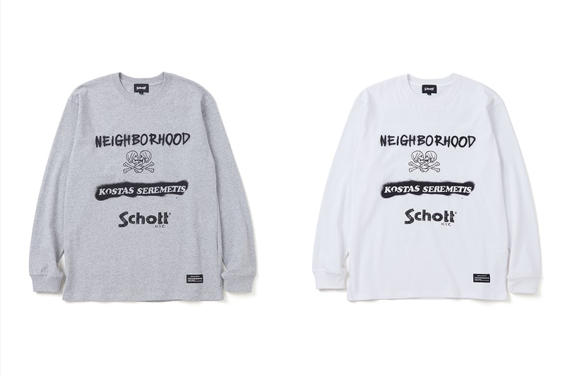 ネイバーフッドがショットおよびコスタス・セレメティスとのコラボを発表 neighborhood schott Kostas Seremetis collab items release info