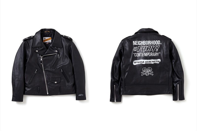 ネイバーフッドがショットおよびコスタス・セレメティスとのコラボを発表 neighborhood schott Kostas Seremetis collab items release info