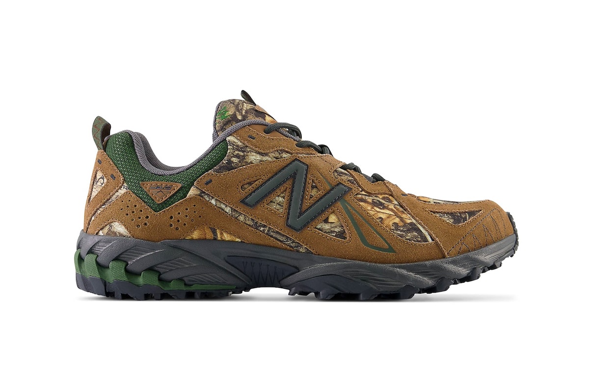 ニューバランス610から“ゴープコア”仕様の新作 リアルツリーが登場 Official Look at the New Balance 610 "Realtree" ML610TQ hiking shoe boots rubber sole outdoor enthusiasts
