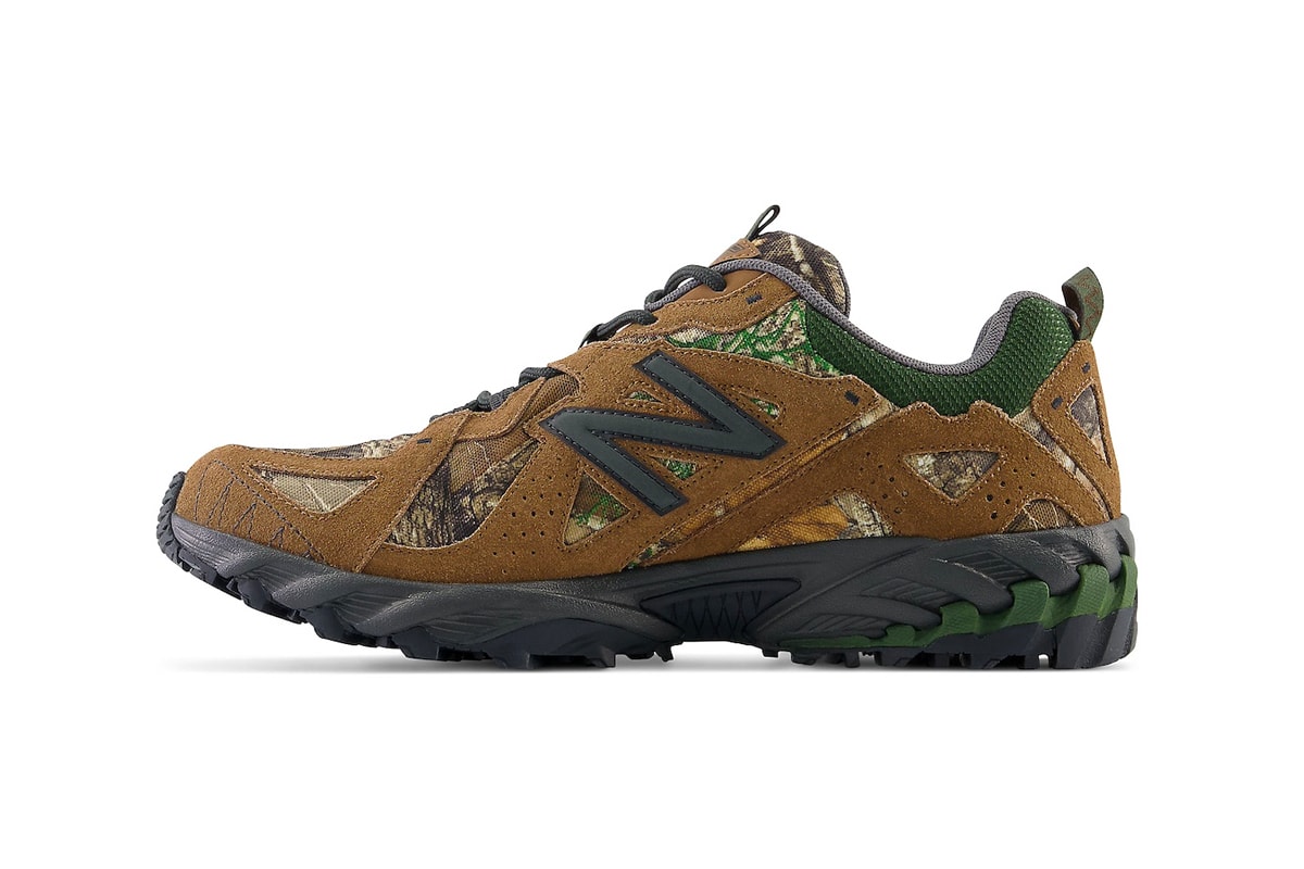 ニューバランス610から“ゴープコア”仕様の新作 リアルツリーが登場 Official Look at the New Balance 610 "Realtree" ML610TQ hiking shoe boots rubber sole outdoor enthusiasts