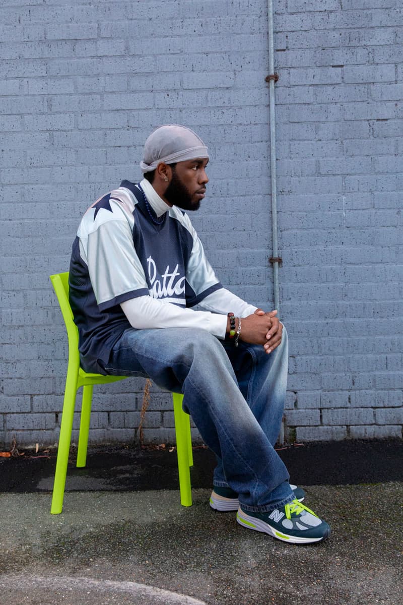 パタxニューバランスによる最新コラボフットウェア “Made in U.K.” 991v2が発売 Patta New Balance Made In UK 991v2 Collaboration Sneakers Shoes Trainers Footwear England Flimby Streetwear Skateboarding Sainte