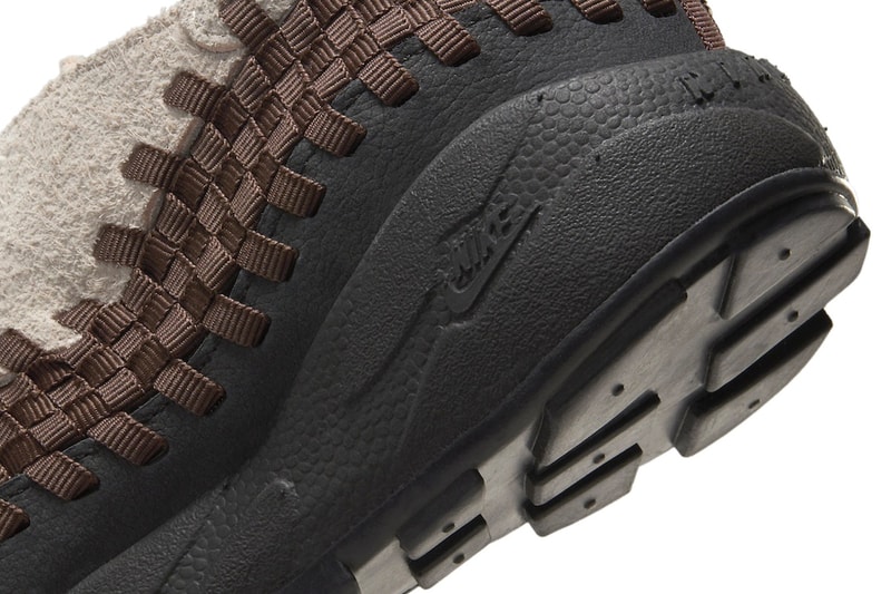 ナイキ エア フットスケープ ウーブンから落ち着いたトーンの新作 ファントム/アースが登場 Official Look at Nike Air Footscape Woven "Phantom/Earth" FZ4340-100 release info spring 2024 swoosh shoe sneakers comfort suede