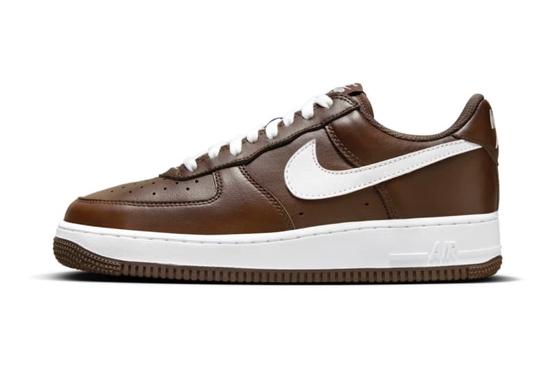 ナイキエアフォース1 ロー に“チョコレート”をイメージした新色が登場 Nike Air Force 1 low Chocolate release info