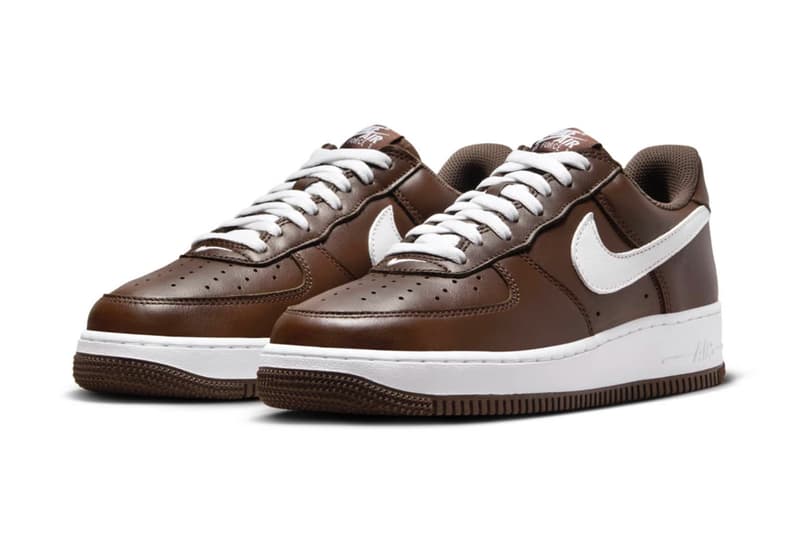 ナイキエアフォース1 ロー に“チョコレート”をイメージした新色が登場 Nike Air Force 1 low Chocolate release info