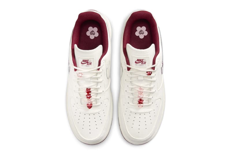 ナイキから2024年のバレンタインシーズンに向けたエアフォース 1とコルテッツが登場 Nike air force 1 low Cortez Valentine’s Day 2024 FZ5068-161 FZ5167-133 Release Info