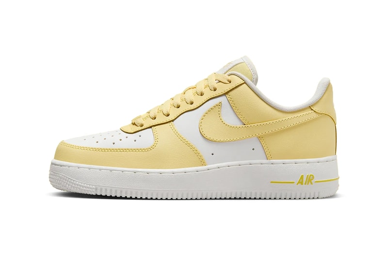 ナイキ エアフォース1から春に向けて淡いカラーリングのレモンが登場 Nike Air Force 1 low Lemon HF0119-700 Release Info