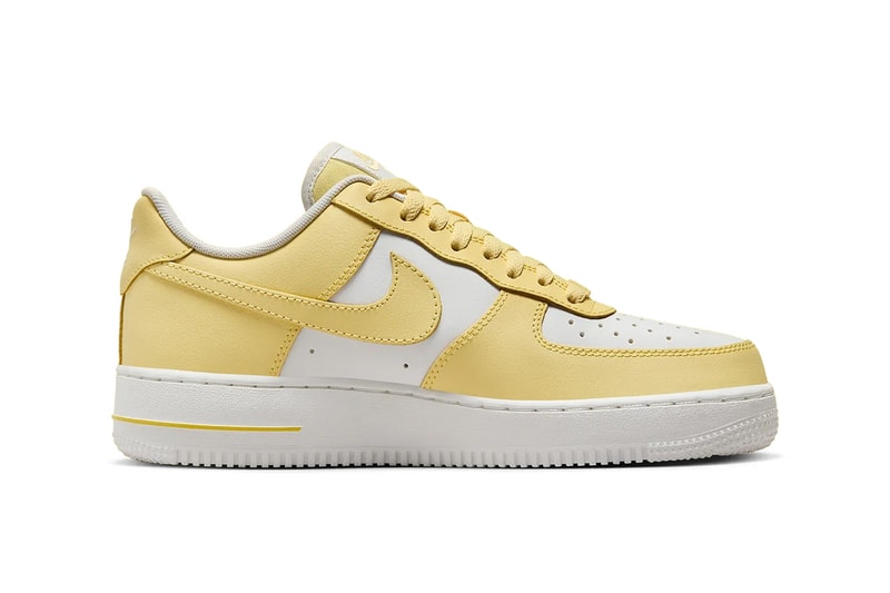 ナイキ エアフォース1から春に向けて淡いカラーリングのレモンが登場 Nike Air Force 1 low Lemon HF0119-700 Release Info