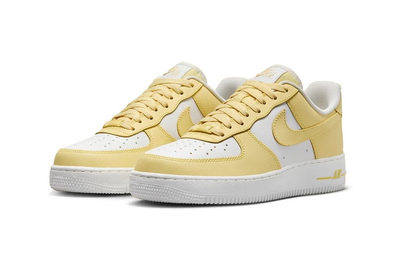 ナイキ エアフォース1から春に向けて淡いカラーリングのレモンが登場 Nike Air Force 1 low Lemon HF0119-700 Release Info