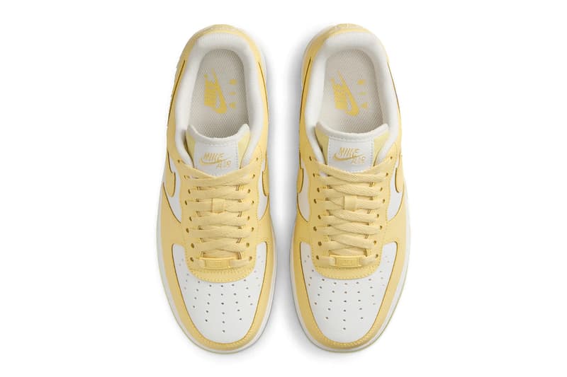 ナイキ エアフォース1から春に向けて淡いカラーリングのレモンが登場 Nike Air Force 1 low Lemon HF0119-700 Release Info