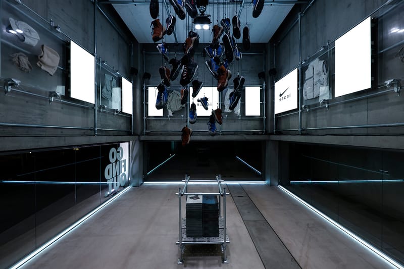 sacai x Nike Magmascape の発売を記念したインスタレーション “GO FIND OUT.” が原宿で開催