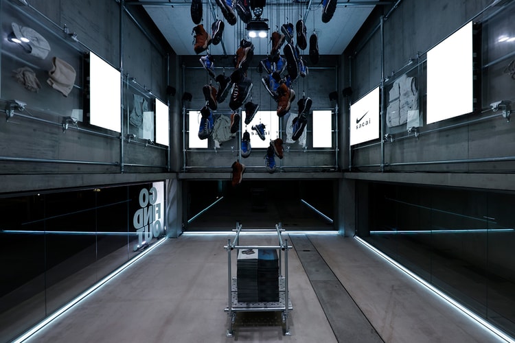 sacai x Nike Magmascape の発売を記念したインスタレーション “GO FIND OUT.” が原宿で開催