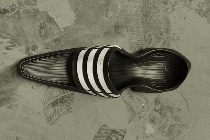 ワニを連想させるシルエットのカスタム adidas Duramo Slide が登場