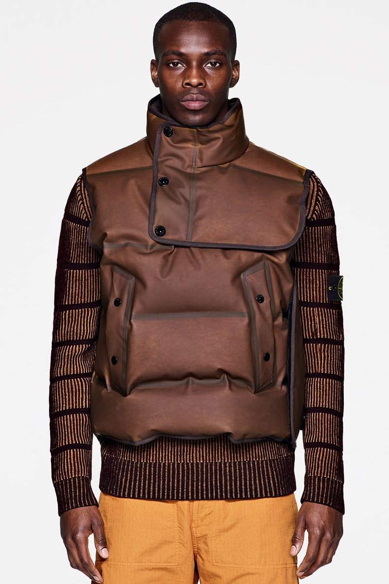 ストーンアイランドが外部環境の温度に応じて色が変化する新作ジャケットを発売 stone island Poly Strata Ice Jacket release info