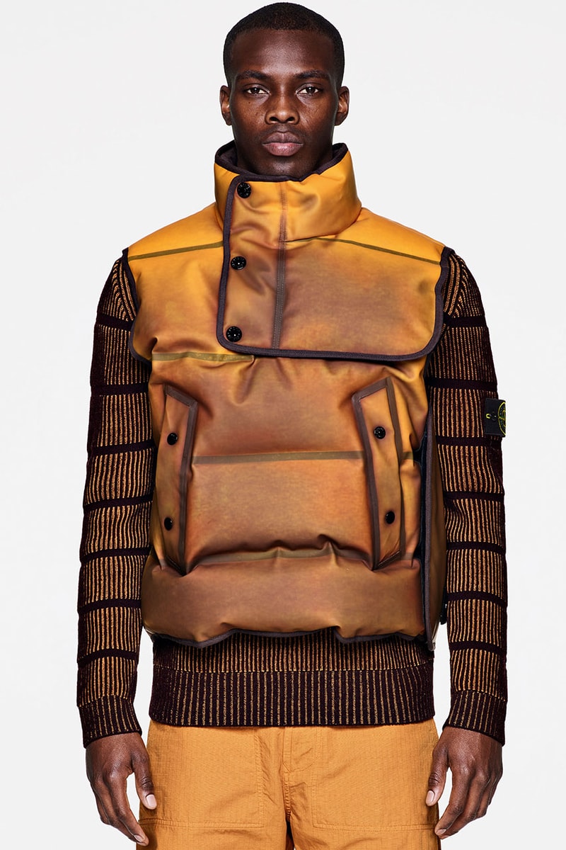 ストーンアイランドが外部環境の温度に応じて色が変化する新作ジャケットを発売 stone island Poly Strata Ice Jacket release info