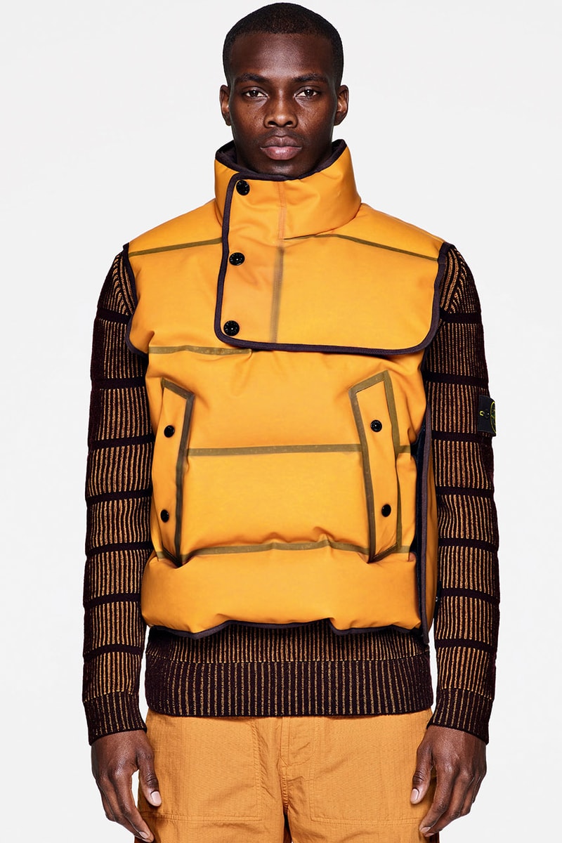 ストーンアイランドが外部環境の温度に応じて色が変化する新作ジャケットを発売 stone island Poly Strata Ice Jacket release info