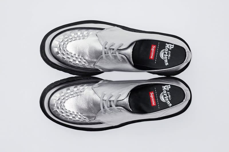 シュプリームxドクターマーチンによる2023年秋冬シーズンのコラボシューズが発売 supreme dr martens 2023 fall winter collab footwear release info