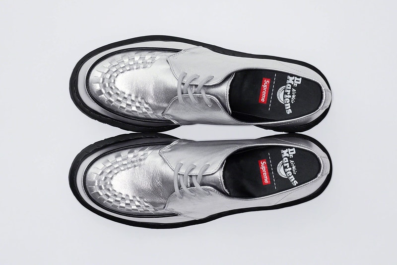 シュプリームxドクターマーチンによる2023年秋冬シーズンのコラボシューズが発売 supreme dr martens 2023 fall winter collab footwear release info