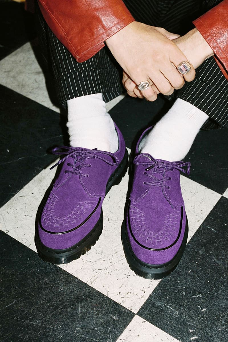 シュプリームxドクターマーチンによる2023年秋冬シーズンのコラボシューズが発売 supreme dr martens 2023 fall winter collab footwear release info