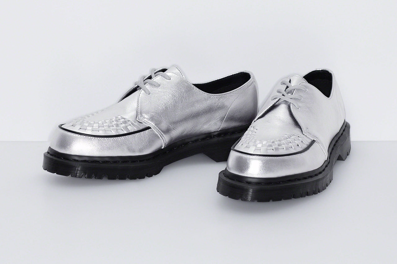 シュプリームxドクターマーチンによる2023年秋冬シーズンのコラボシューズが発売 supreme dr martens 2023 fall winter collab footwear release info