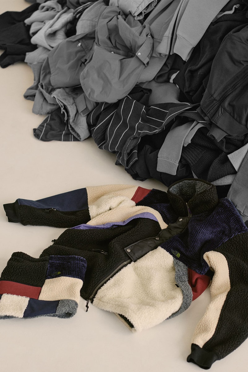ザノースフェイスパープルレーベルがファッションロスゼロを目指す新プロジェクトを始動 the north face purple label new project