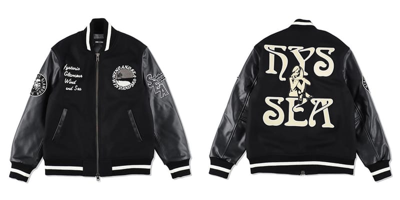 wind and sea hysteric glamour スウェット　新品 WIND AND SEA × HYSTERIC GLAMOUR スタジャン WIND AND SEA ウィン